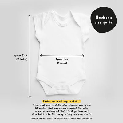Surprise We Made A Tiny Human Personalised Baby Bodysuit